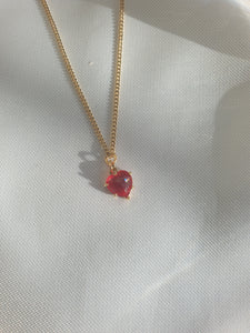 FLIRTY GIRL RED NECKLACE